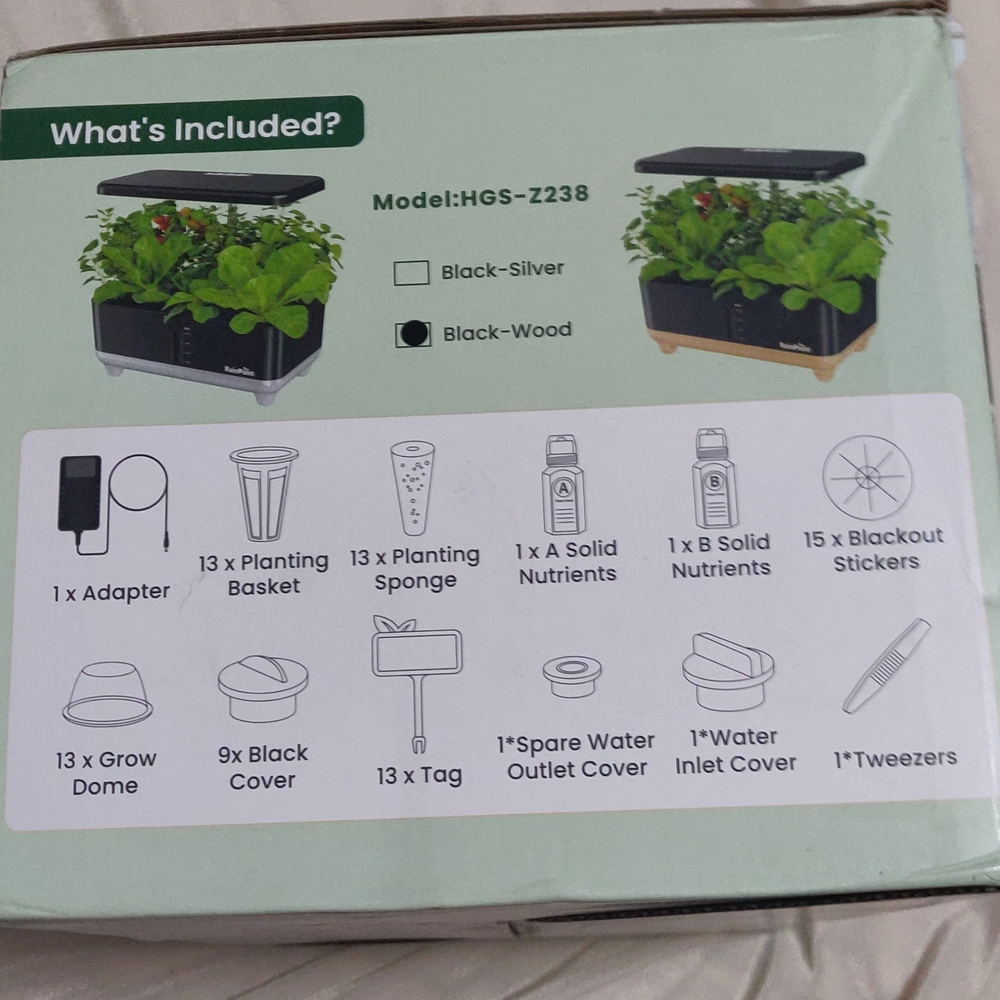 Rainpoint Hydroponic Indoor Vegetable And Herb Garden Planter - Picture 2 of 11
